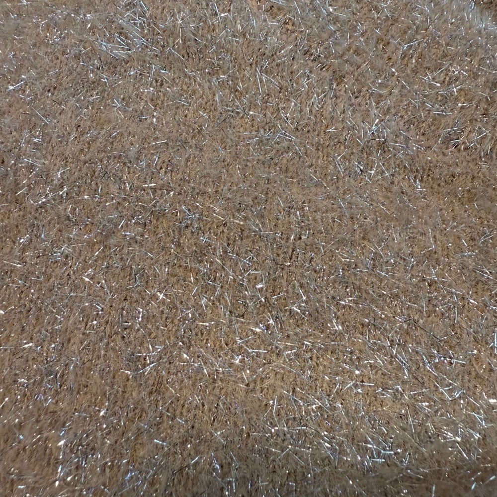 WHBM Metallic Tinsel Trim Sweater NWT - Picture 8 of 9